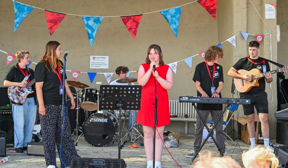 B sharp busking festival lyme regis
